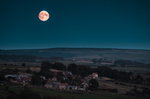 Fullmoon over Esk Valley Dale