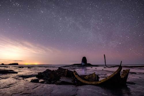 Admiral Von Tromp Shipwreck and the Milkyway
