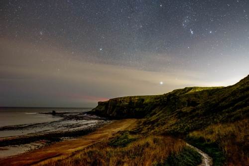 Winter Triangle at Saltwick Bay