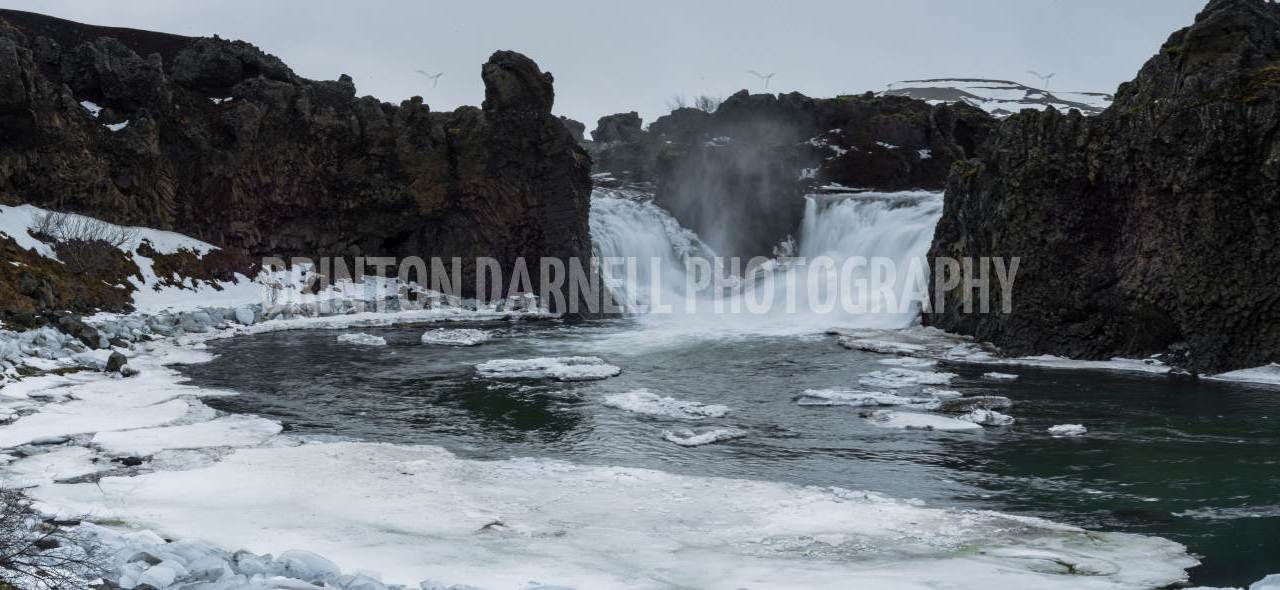 Hjalparfoss panorama
