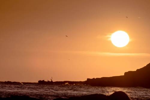 Sunrise over Admiral von Tromp Shipwreck